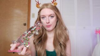 Creamy Christmas Dildo - porn video